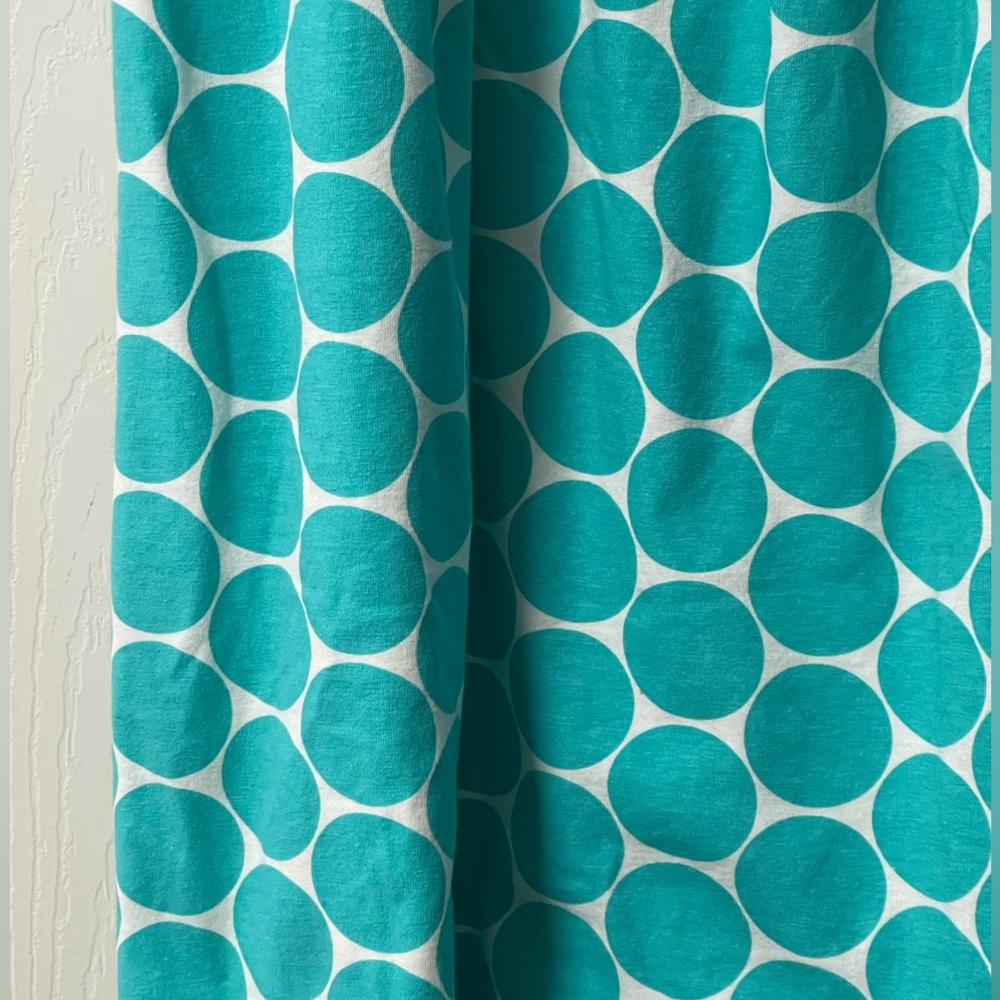 NWT: AEROPOSTALE Teal & White Polka Dot VNeck Adjustable Straps Size Large - Picture 3 of 8